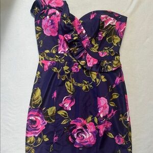 Rubber Ducky floral mini dress